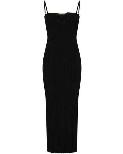 Jacquemus The Sierra Strappy Dress - Black