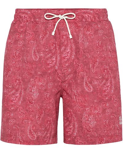 Brunello Cucinelli Badeanzug mit Paisley-Motiv - Pink
