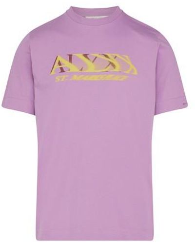 1017 ALYX 9SM Bedrucktes T-Shirt - Lila