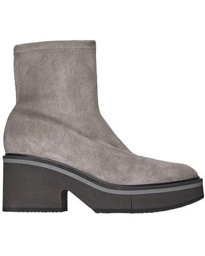 Robert Clergerie Albana Ankle Boots - Gray