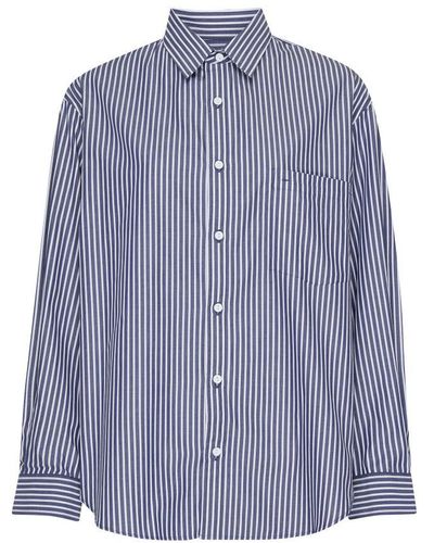 Matteau Stripe Shirt - Blue