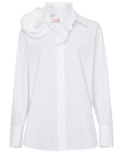 Valentino Garavani Shirt With Rose Detail - White