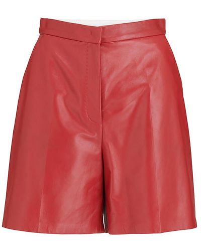 Max Mara Lacuna Shorts - Red