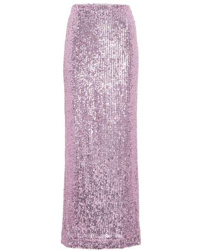 Tom Ford All-Over Sequins Skirt - Purple