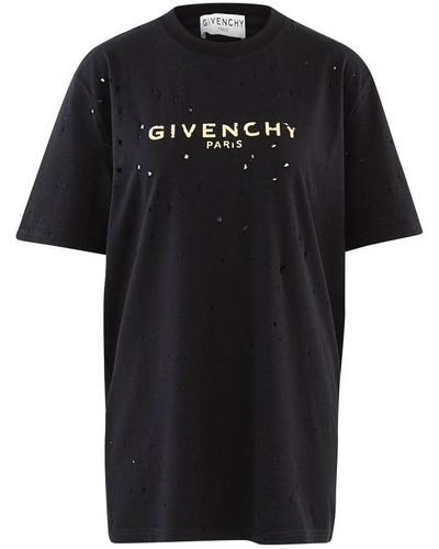 Givenchy Destroy Masculine Cut T-shirt - Black