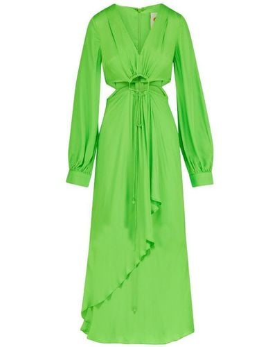 FARM Rio Lime Maxi Dress - Green