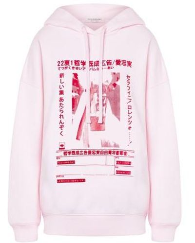 Philosophy Di Lorenzo Serafini Cotton Sweatshirt With Print - Pink