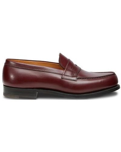 J.M. Weston Anilou Toucan Loafers - Red
