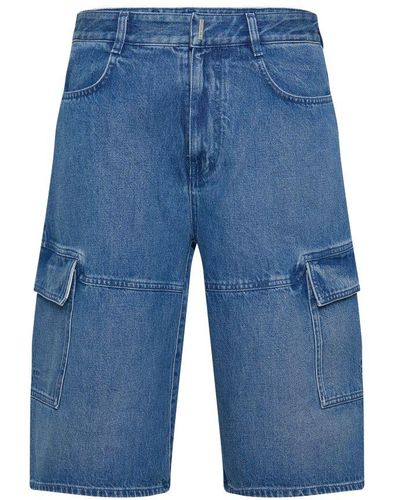 Givenchy Denim Shorts - Blue