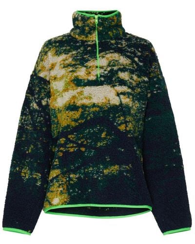 Conner Ives Recycled Fleece Jacket - Green