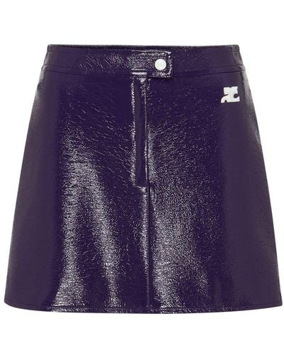 Courreges Mini Skirt - Purple