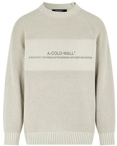 A_COLD_WALL* Crew Neck Sweater - Green