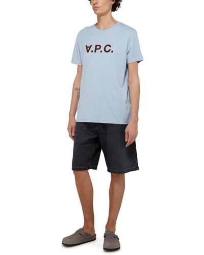 A.P.C. T-shirt à logo Vpc Color H - Bleu