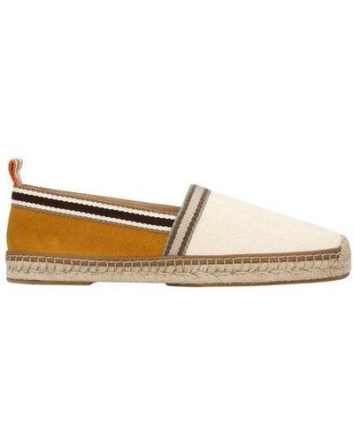 Fendi Men's FF Jacquard Leather-Trim Espadrilles