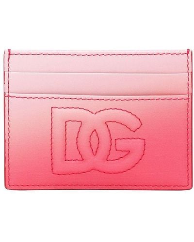 Dolce & Gabbana Dg Logo Card Holder - Pink