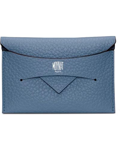 Moynat Kartenetui Enveloppe PC - Blau