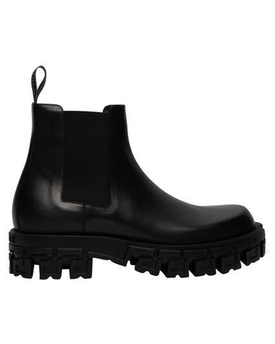Versace Chelsea Boots - Black