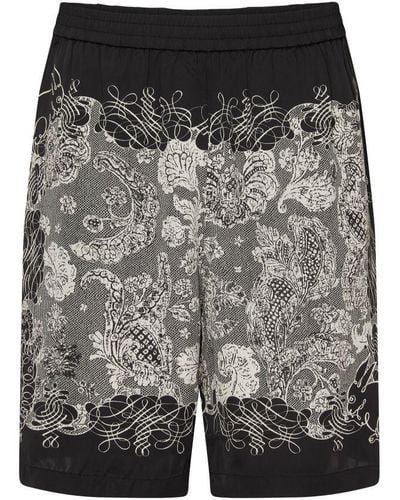 Acne Studios Printed Shorts - Black