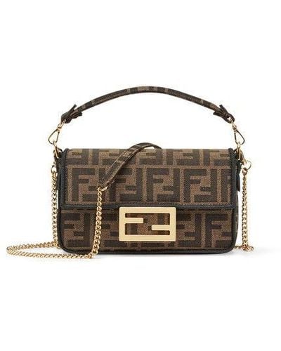 FENDI: shoulder bag for woman - Brown  Fendi shoulder bag 8N0149 A5K4  online at