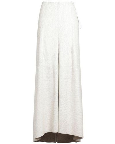 Ann Demeulemeester Sita X-Long A-Line Skirt - White