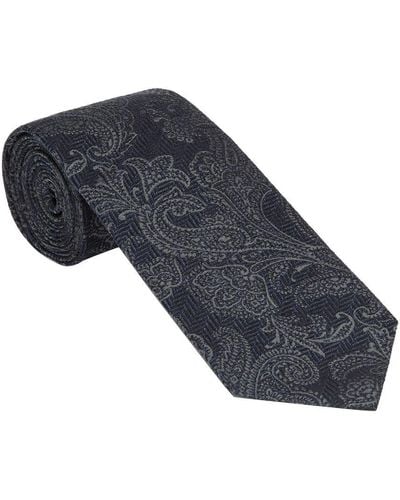 Brunello Cucinelli Necktie With Pattern - Blue