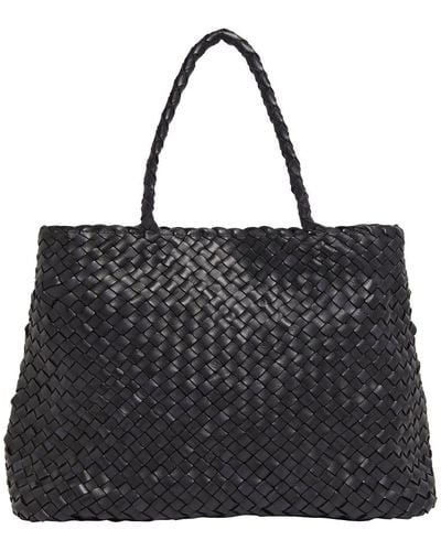 Dragon Diffusion Vintage Mesh Tote Bag - Black
