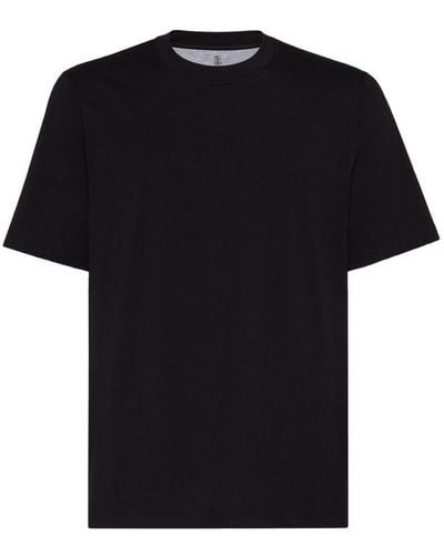 Brunello Cucinelli Jersey T-Shirt - Black