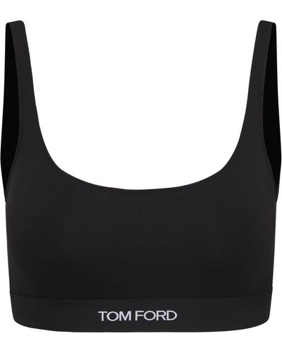 Tom Ford Brassière à logo - Noir