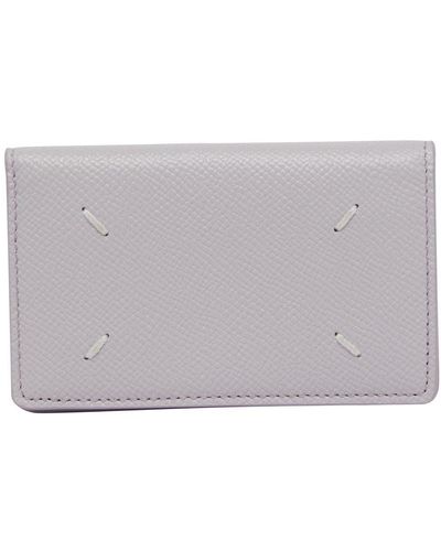 Maison Margiela Leather Card Case - Pink