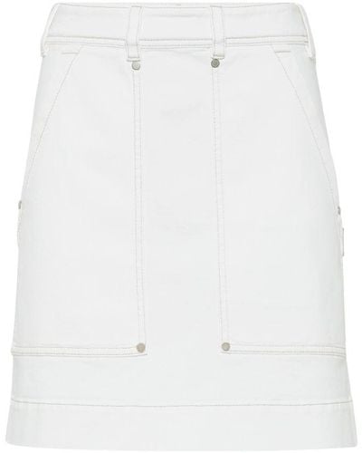 Brunello Cucinelli Mini Skirt - White