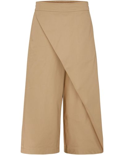 Loewe Cropped-Hose Wrapped - Natur