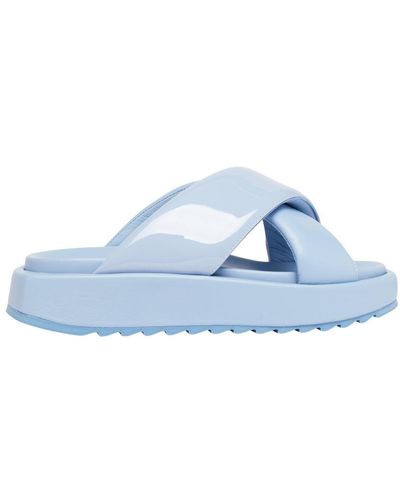 GIA COUTURE Flat Sandals - Blue