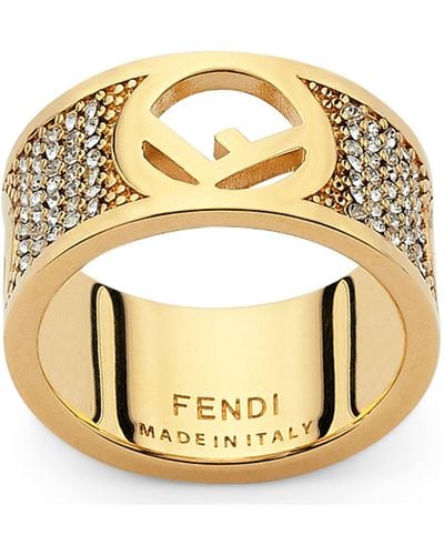 Fendi F Is Ring - Mettallic