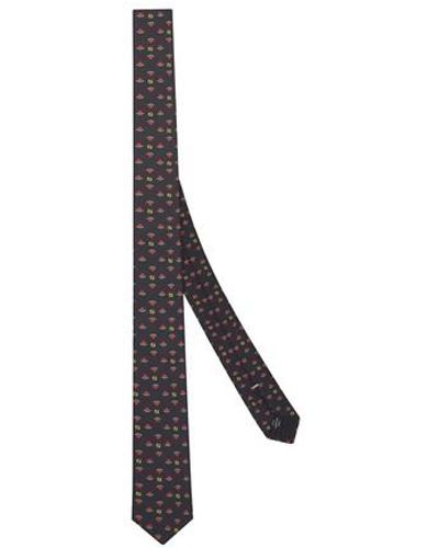 Fendi Silk Tie - Black