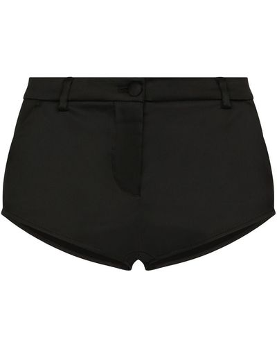 Dolce & Gabbana Satin Shorts - Black