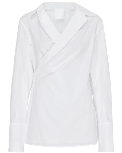 Givenchy Wrap Shirt - White