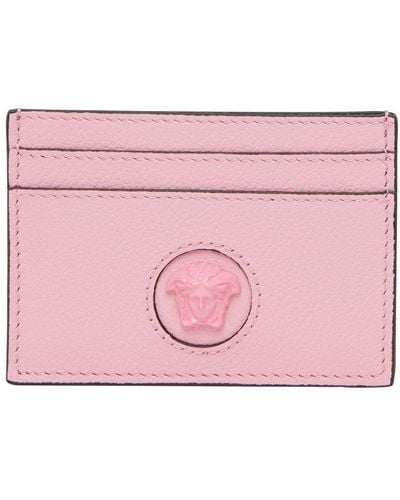 Versace Medusa Card Holder - Pink