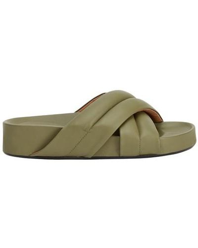 Atp Atelier Airali Nappa Everyday Sandals - Green