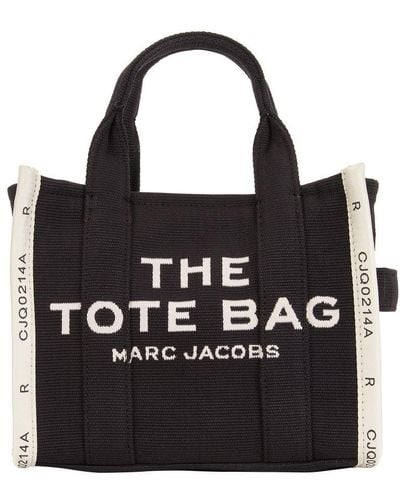 Marc Jacobs The Jacquard Small Tote Bag - Black