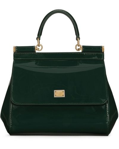 Dolce & Gabbana Mittelgroße Handtasche Sicily - Grün