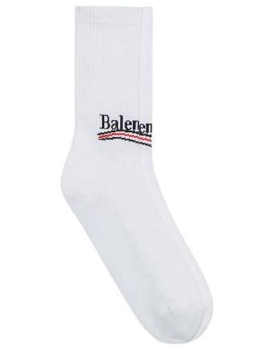 Balenciaga Socken Political Campaign - Weiß