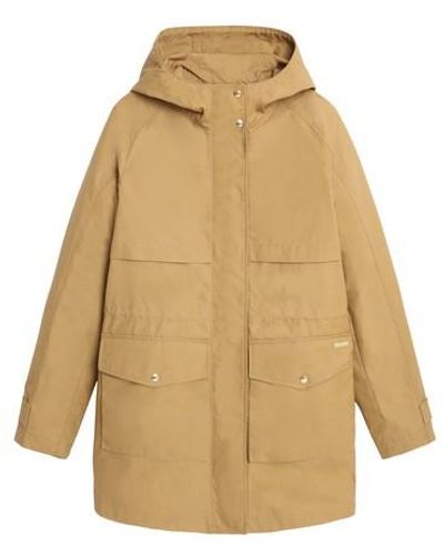 Woolrich Conway Waxed Cotton 2in1 Parka - Natural