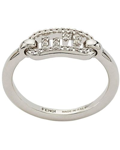 Fendi O'lock Ring - Metallic
