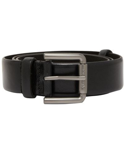 Max Mara Leather Belt 35 Mm - Black