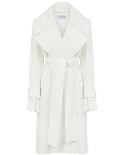 Nina Ricci Linen Trench Coat - White