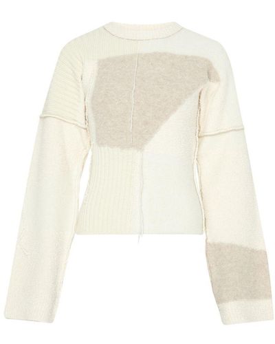 Rohe Patchwork Sweater - White