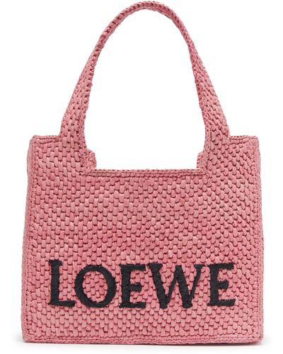 Loewe Mini Tote Bag Font - Rot