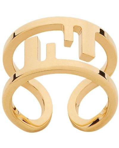 Fendi O'lock Ring - Metallic