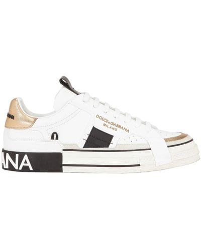 Dolce & Gabbana Custom 2.zero Low-top Sneakers - White
