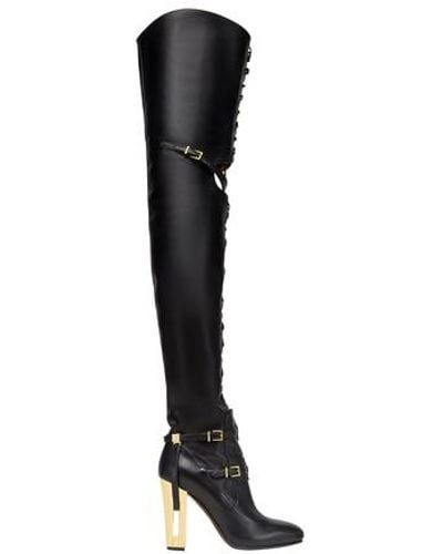 Fendi Delfina Over-the-knee Boots - Black